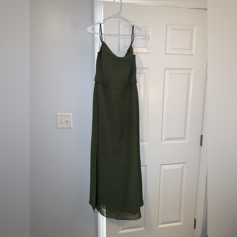 Revelry Olive Green Wedding Dress